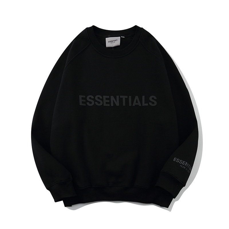 工厂复线Esse批发新款胸前LOGO连帽卫衣FOGntials|undefined