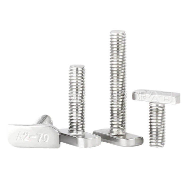 304 stainless steel T-screw European standard aluminum head size 23 * 10 * 4 photovoltaic T-bolt