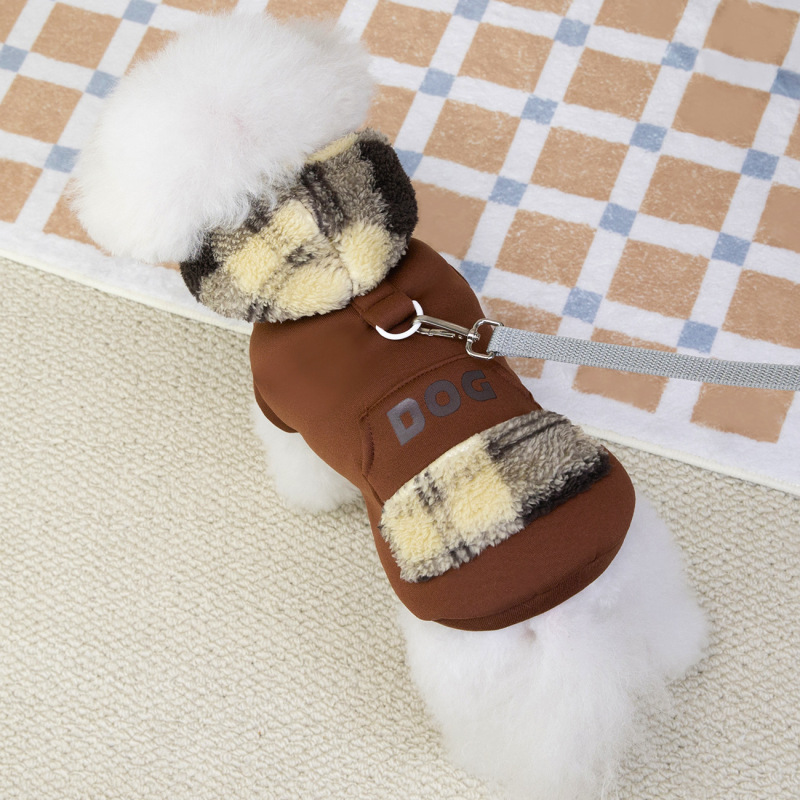 宠物服装带帽卫衣狗狗衣服秋冬装泰迪比熊小型犬冬季DOG带帽卫衣|undefined