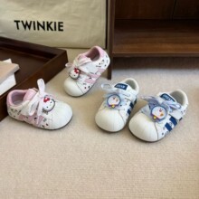 宝宝学步鞋儿童软底透气运动鞋HelloKitty哆啦A梦卡通婴儿鞋男女