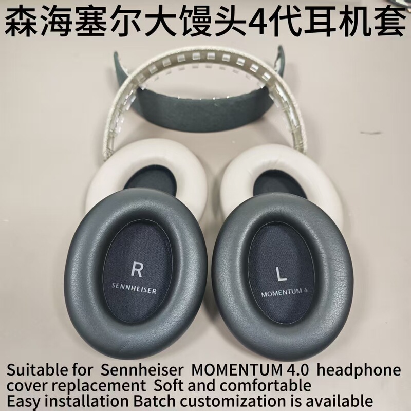 Suitable for Sennheiser Momentum 4Th Generation Headphone Covers, Momentum 4.0 Earpad Covers, Foam Covers