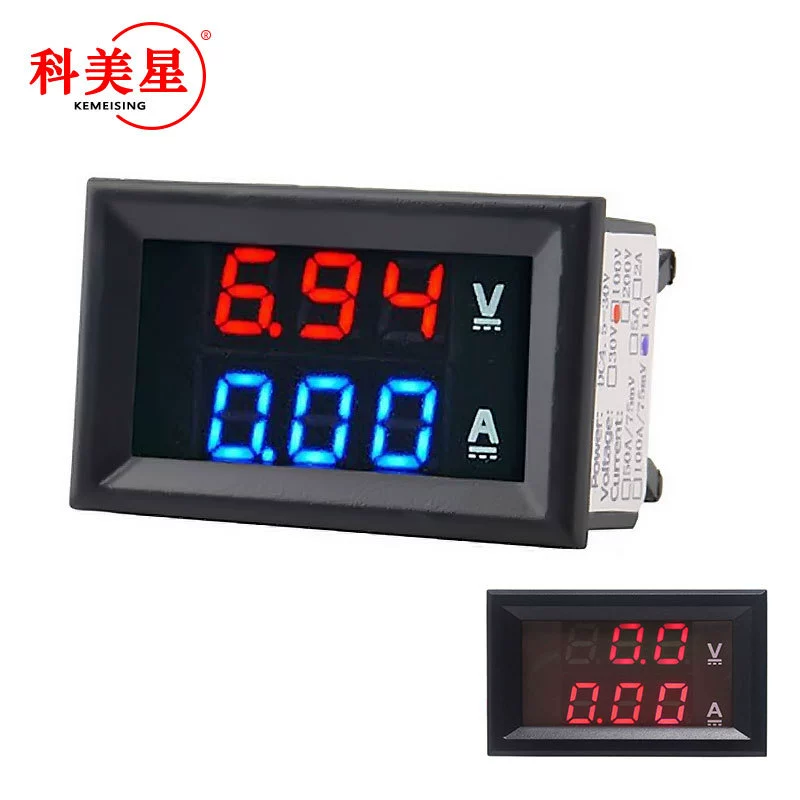DC0-100V/10A 50A 100A LED DC двойной дисплей Цифровой вольтметр цифровой измеритель тока