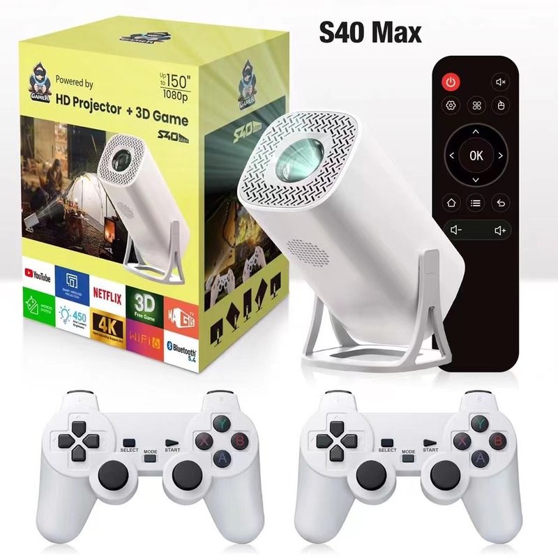 跨境HY300炮筒投影仪P30MAX/HCS350PRO/S40MAX/X10PLUS游戏投影仪|undefined