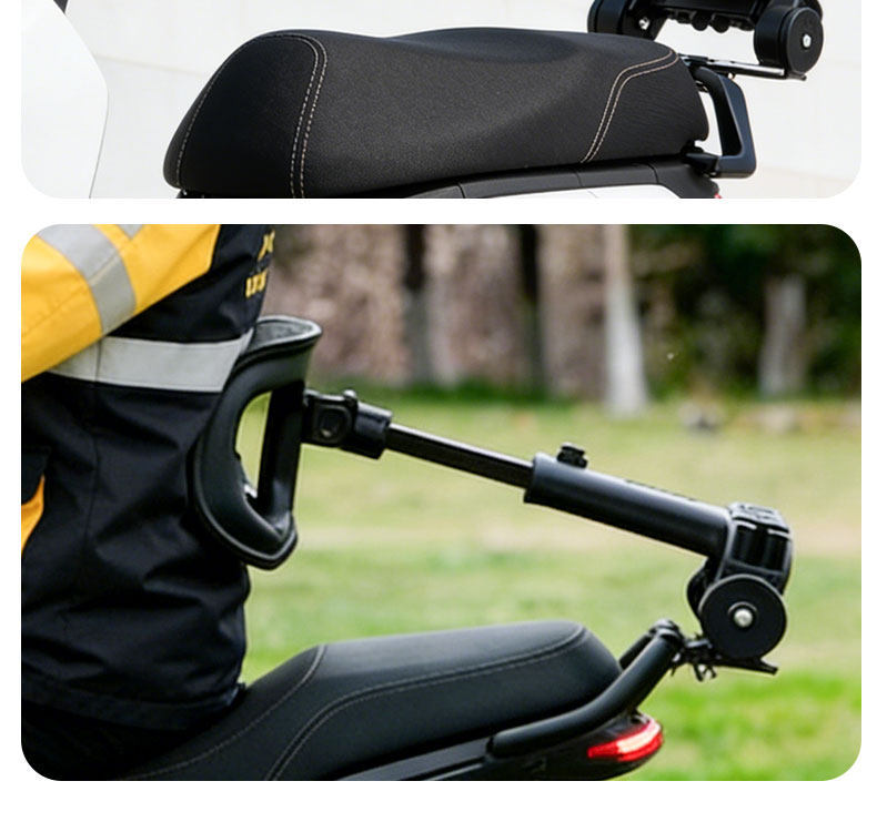 Suitable for No.9 Electric Scooter M/N Series Adjustable Folding Backrest N3/M5 Telescopic Folding Backrest for Delivery Riders