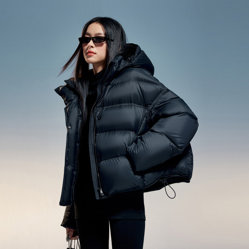 [Estrellas idénticas] Nuevo puff hombre pequeño muestra alto invierno nuevo corto suelto delgado chaqueta de moda moda moda