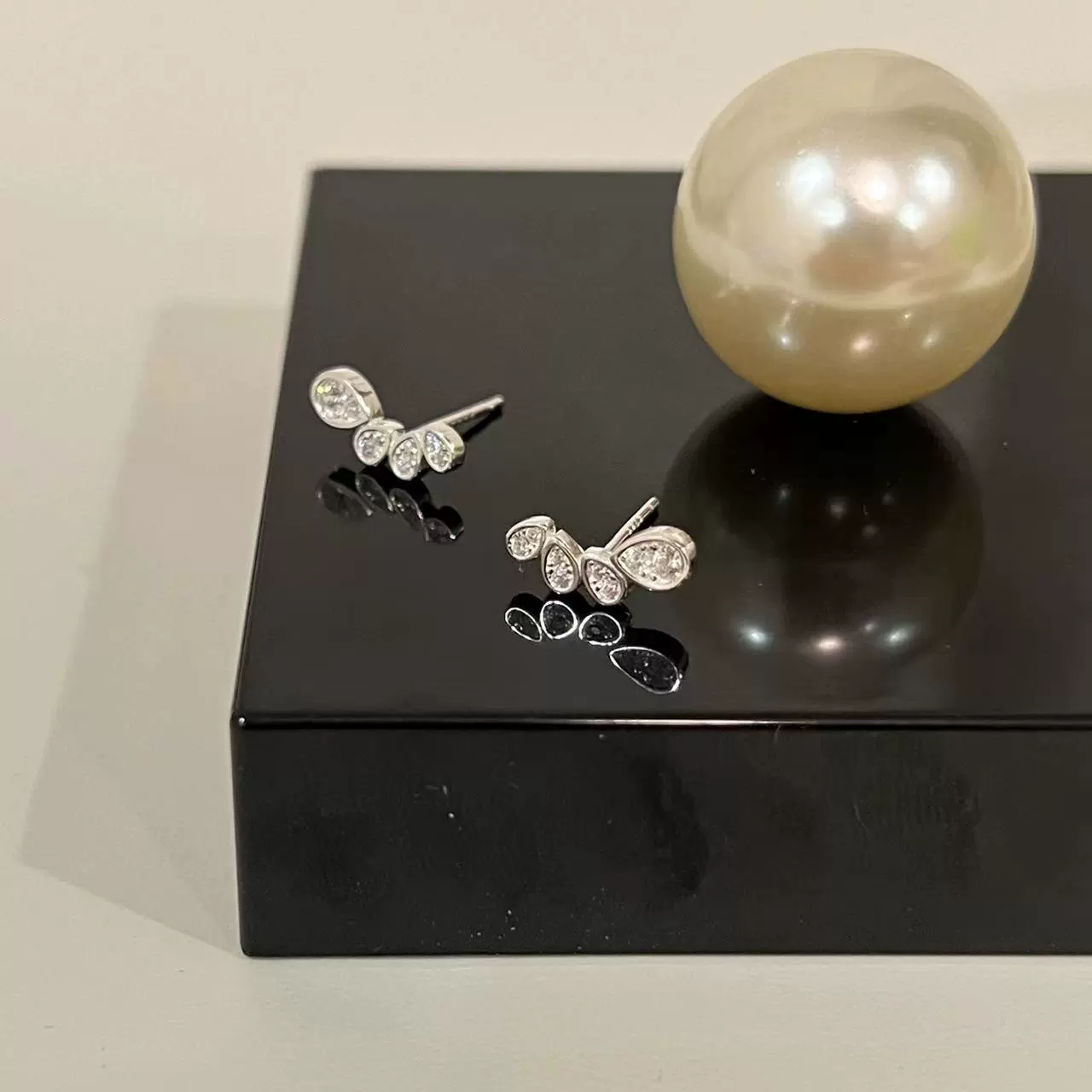 Серьги-капля Nana, Южная Корея, серебро 925, образец