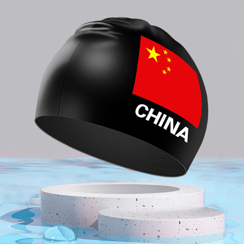 Sombrero de natación de silicona para adultos unisex aumenta la protección solar no estrangula la cabeza profesional de entrenamiento impermeable sombrero de natación fábrica al por mayor