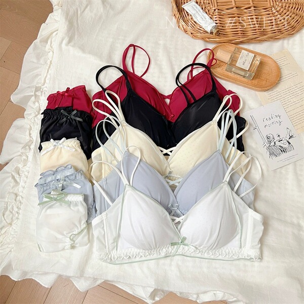 Lace wireless bra