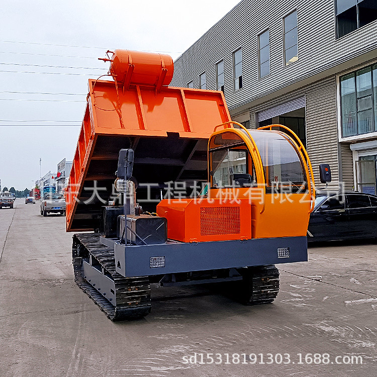 10吨履带运输车 工程履带运输车10吨 河滩履带式运输车转弯半径小