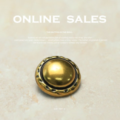 【藝森】小香復古風金屬紐扣皮草外套雙面尼西裝大衣服裝配件扣子