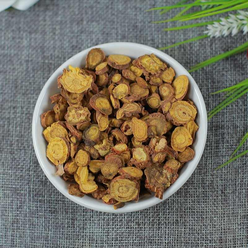 Dried Scutellaria Root Huang Qin 500g Cut Chinese Herb for Decoction and Tea key features