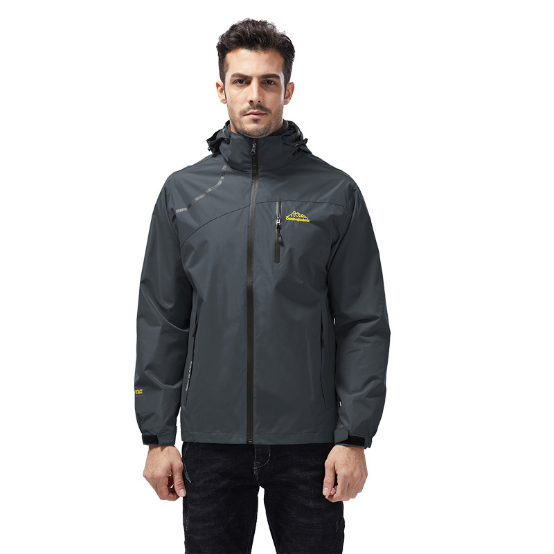 Chaqueta de pareja chaqueta de los hombres primavera y otoño delgada de una sola capa impermeable cazadora deportiva ropa de Montañismo al aire libre chaqueta de mujer