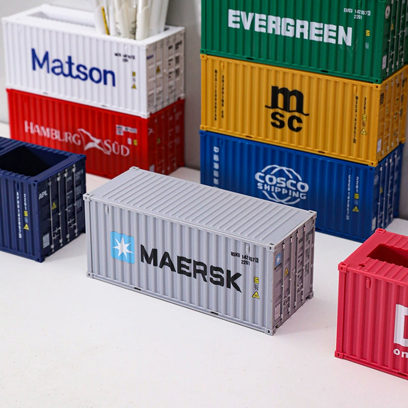 20 feet 1:35 Container model Simulation Simulation Plastic Anniversary Celebration Business Gifts can be printed with pattern text