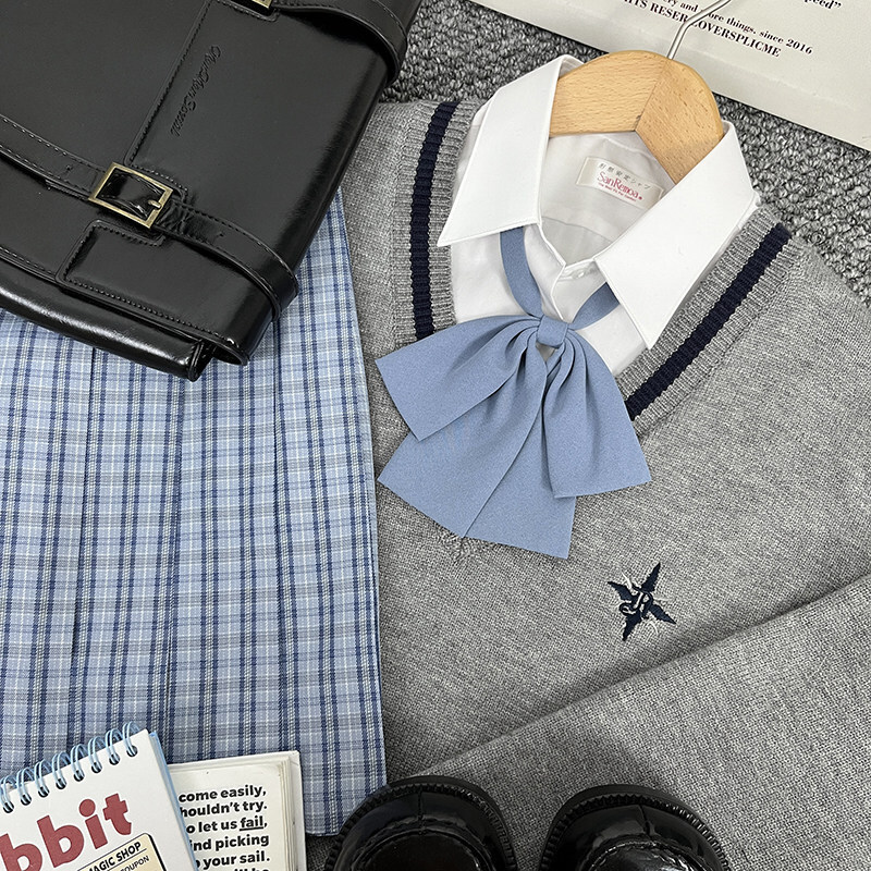 Kyushu Private Original [Alan] Super School-Provided JK Uniform Short Plaid Skirt Authentic Student Pleated Skirt Short Skirt