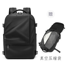 2025新款皮膜牛津布真空压缩大容量双肩背包独立鞋仓厂家分销代理