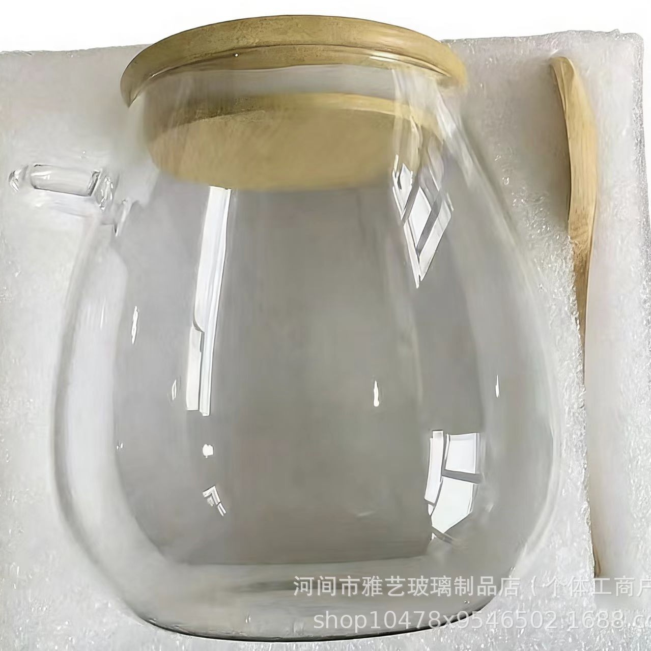 Instantáneo de alto contenido de borosilicato de vidrio con cucharas de granos de té sellado tanque de almacenamiento de vidrio transparente de varias especificaciones image 17