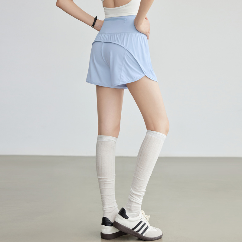 夏ピラティススポーツショーツ女性の露出防止痩身 3 点ランニングジムパンツ 2025 新しいヨガパンツ|undefined