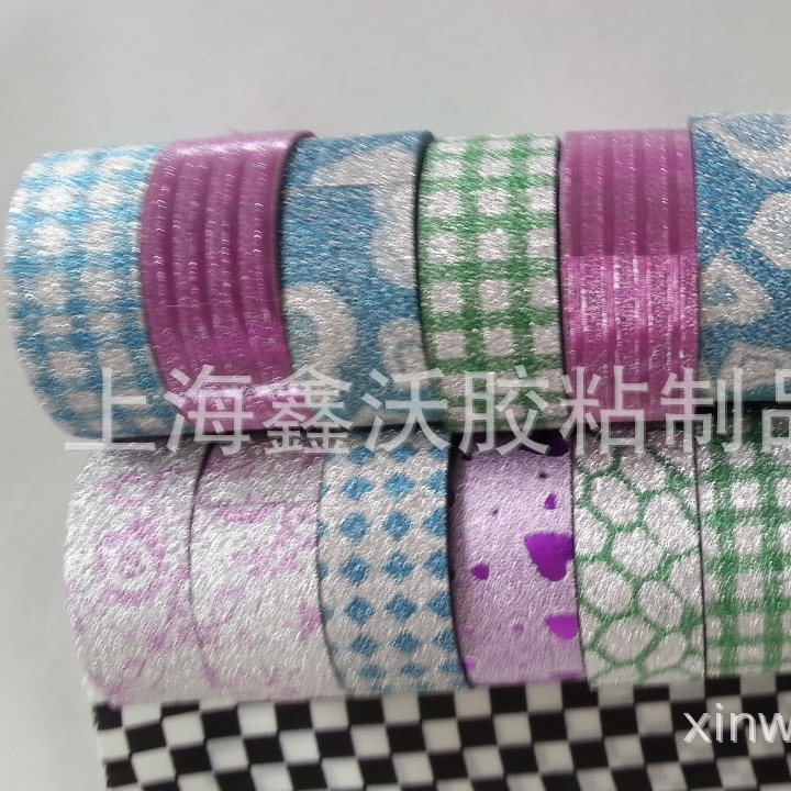 金葱膜胶带/闪光金葱膜/膜圣诞节/粉DIY/金亮片手帐