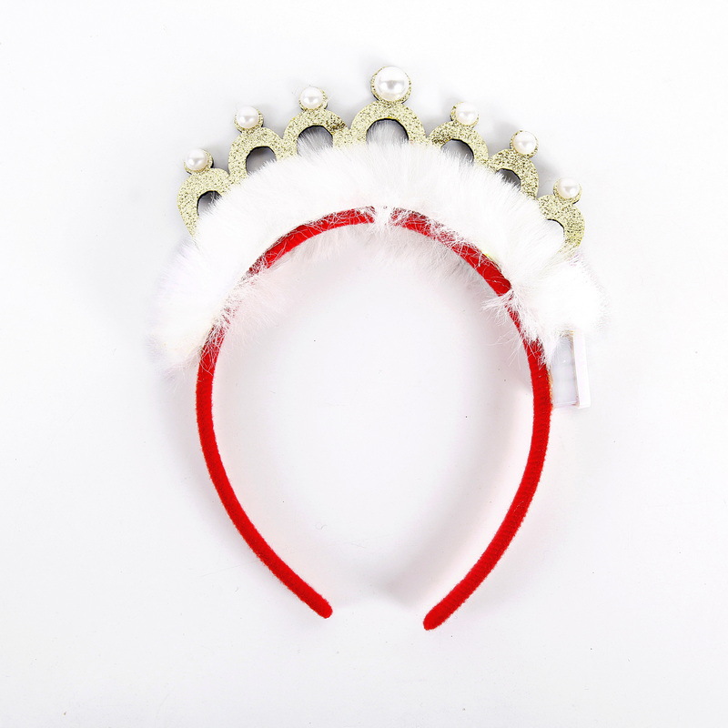 658-23(Carrón de la corona de perlas con lámpara) - Oro.