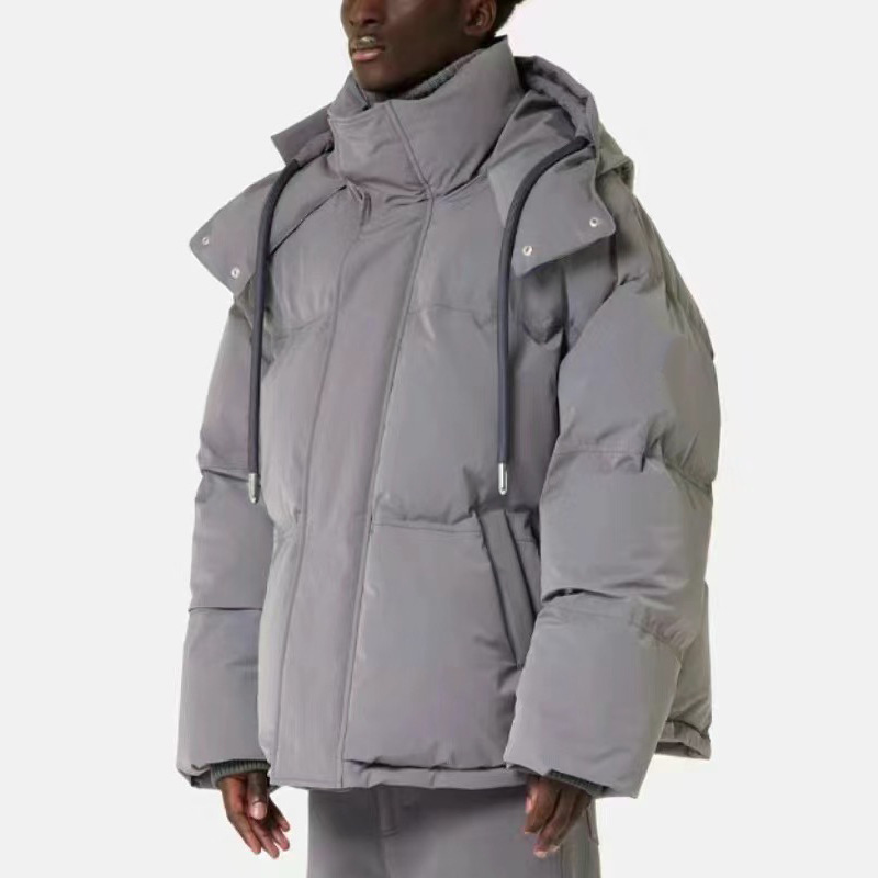 Alta versión AIMI mismo estilo invierno 90 pato blanco abajo chaqueta hombres y mujeres pareja suelta gruesa chaqueta caliente sin etiqueta