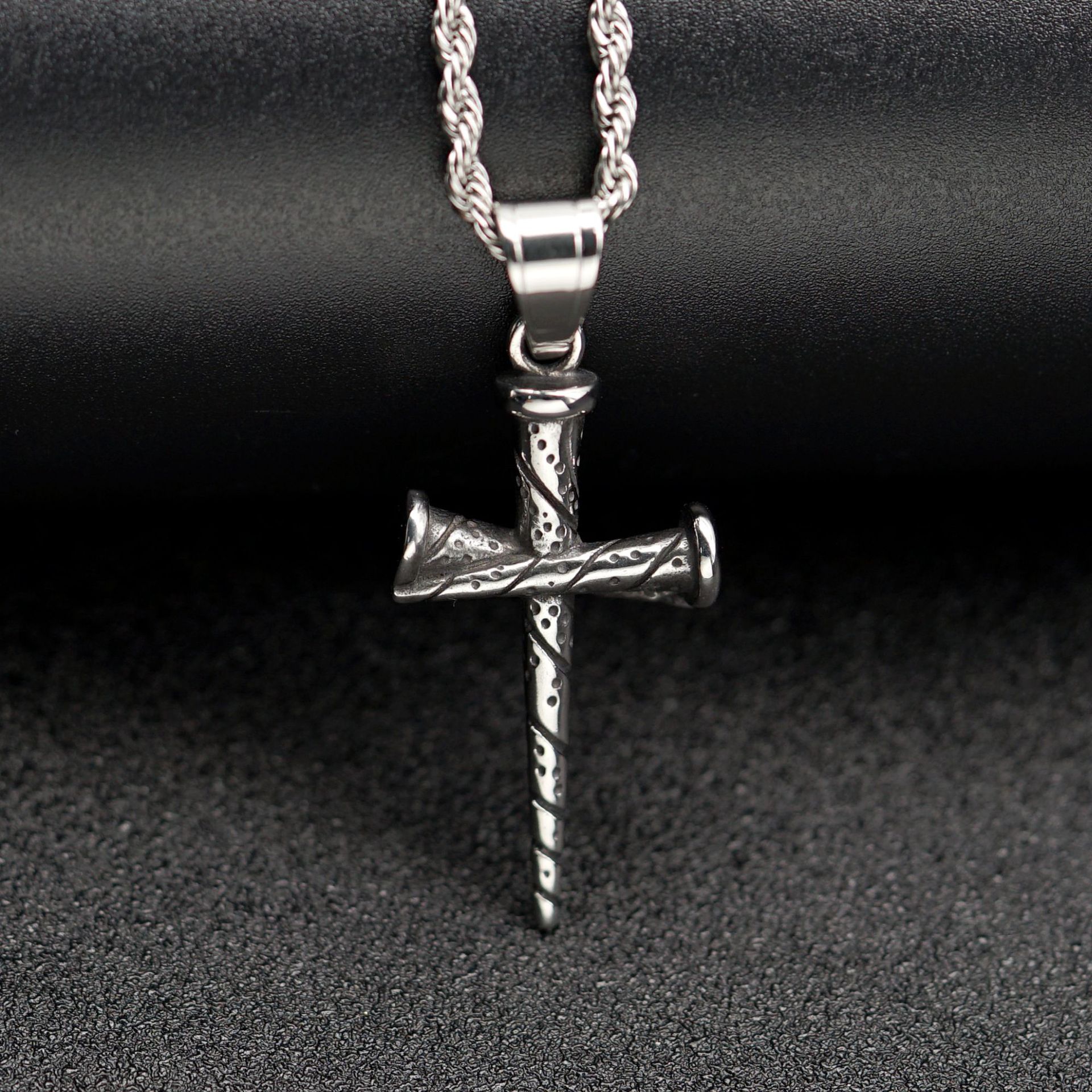 retro pendant hip-hop style stainless steel