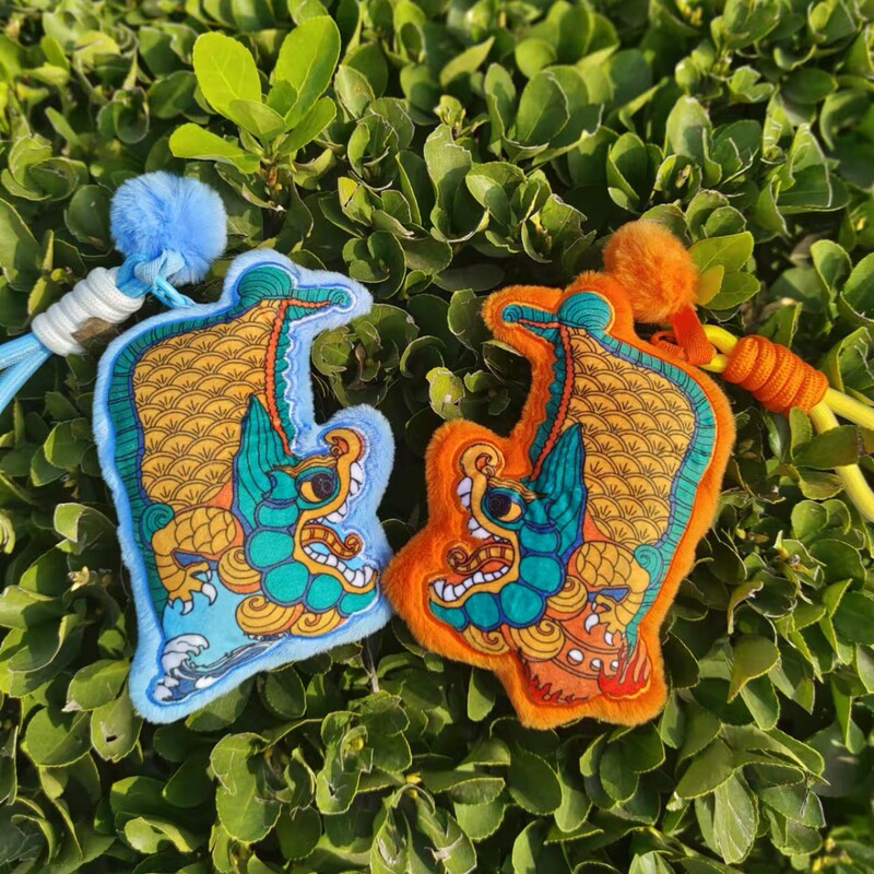 山西文創大同博物館のキス文創観光記念品のぬいぐるみのぬいぐるみのペンダントのアイデア|undefined