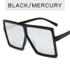 Trend fashionable square sunglasses, multicoloured glasses, European style, suitable for import