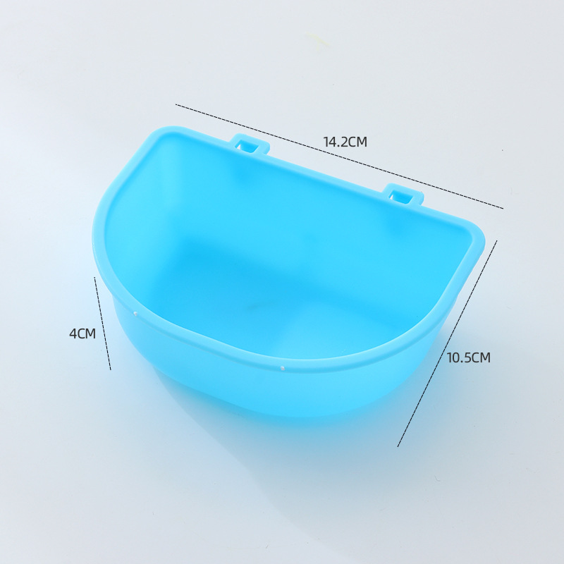 El tazón colgante de la caja de aviación de Hawo se puede colgar en la jaula del perro Tazón del perro Tazón del gato Tazón del restaurante Teddy para perros pequeños Tazón de alimentación para mascotas