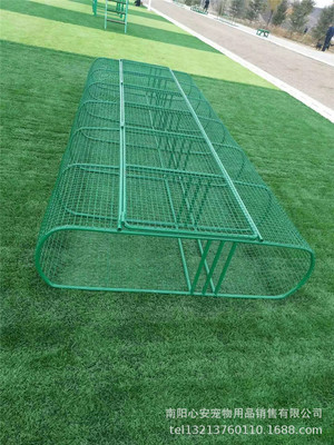 The dog Training field build equipment Police dog train Facility project Working dog disorder Crawling mesh cage Tunnel