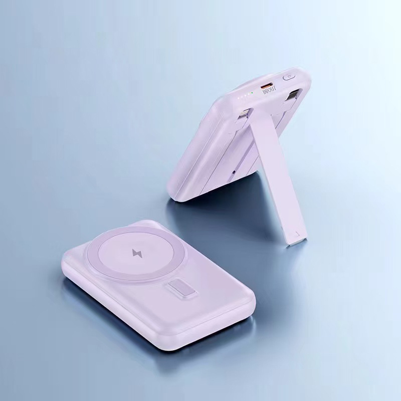 Fabricante de carga de gran capacidad puede cargar cuatro unidades al mismo tiempo con su propio soporte de carga magnética 10000 mAh carga rápida