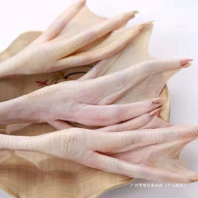 新鲜鹅掌农家散养白鹅仔鹅鹅爪卤味鹅脚食材生鹅掌默认项包装无