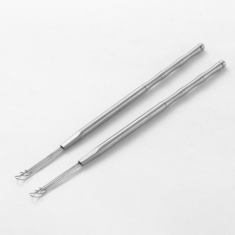 Triple-Prong Ear Scoop, Ear Cleaning Tool, Traditional Earwax Cleaner