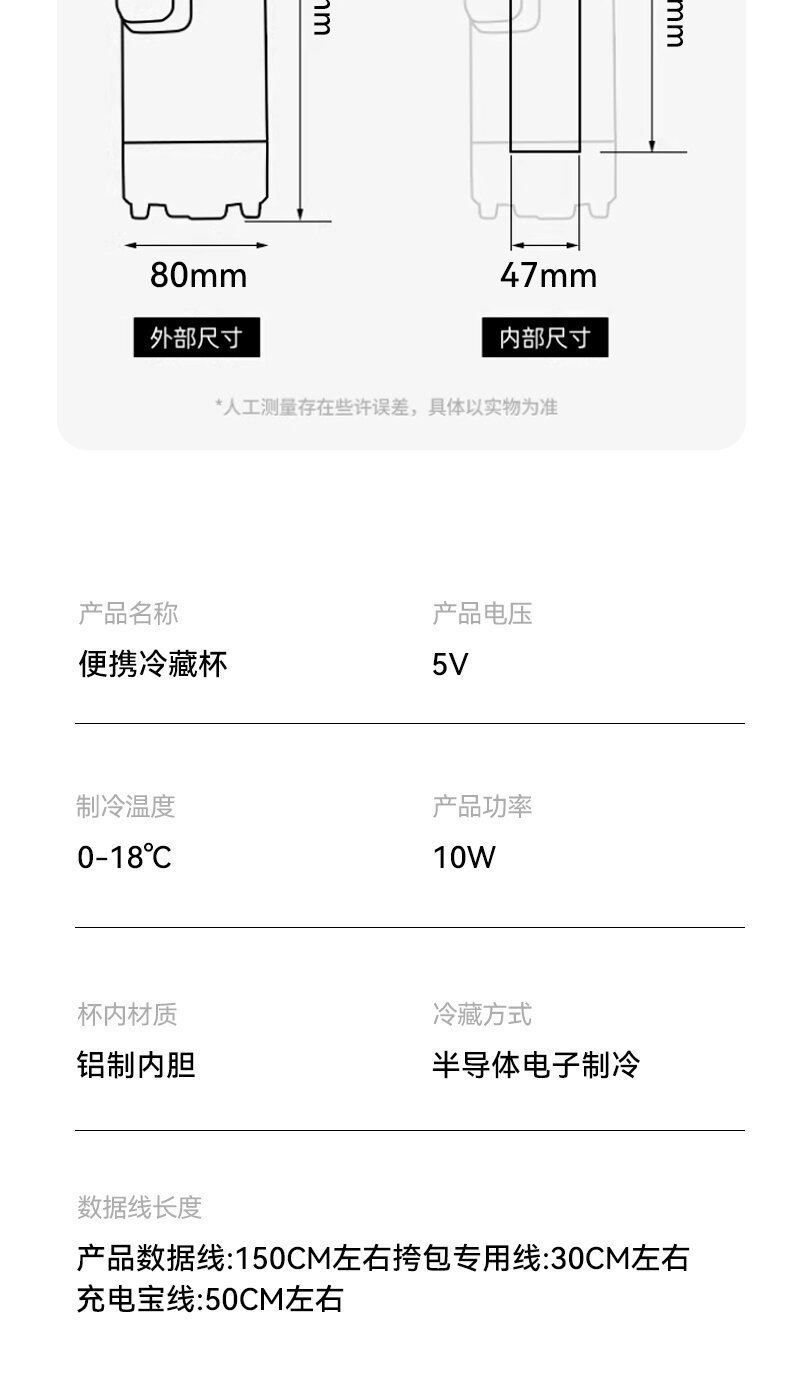 Cross-Border Insulin Refrigerated Box, Medicine Refrigerated Box, Medicine-Specific Refrigerated Cup, Rechargeable Car and Home Dual-Use Small Refrigerator