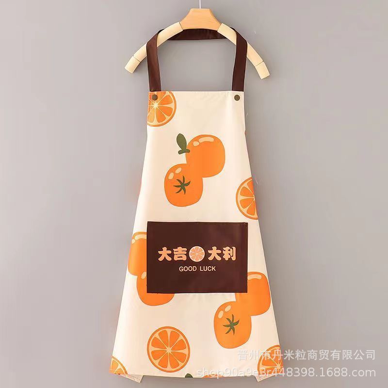 防水エプロン女性家庭用キッチン新型小清新ウエスト飲食専用韓国版作業服は男性の大人を決めることができます。|undefined