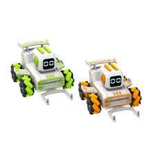 Hape方糖机器人儿童早教玩具编程车启蒙STEAM教育遥控四驱车