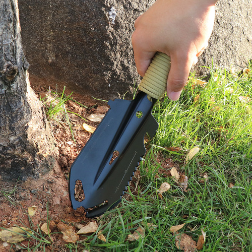Outdoor multifunctional small hand shovel stainless steel small shovel camping portable engineer shovel outdoor survival tool