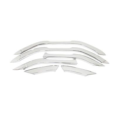 Suitable for Toyota 24 domineering Prado wheel eyebrow wide body Land Cruiser Land Cruiser LC250 (Wheel eyebrow) - electroplated-silver