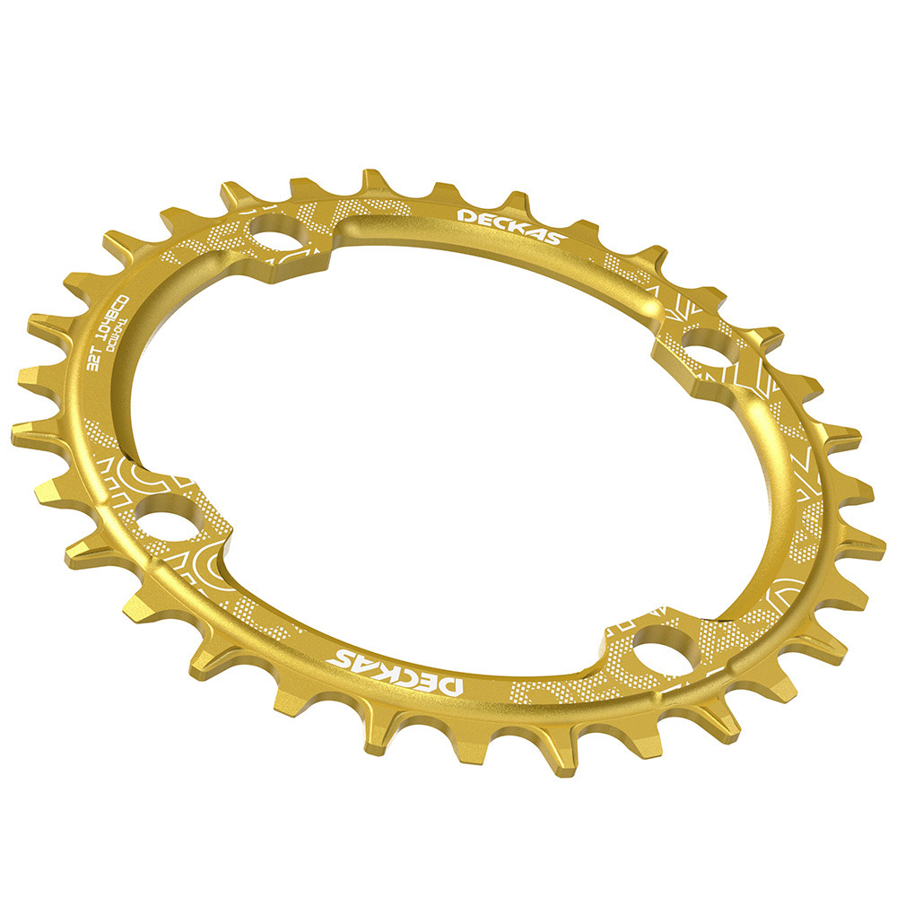 Spot DECKAS disco de dientes positivo y negativo 104BCD accesorios de bicicleta de montaña de una sola velocidad disco ovalado transfronterizo