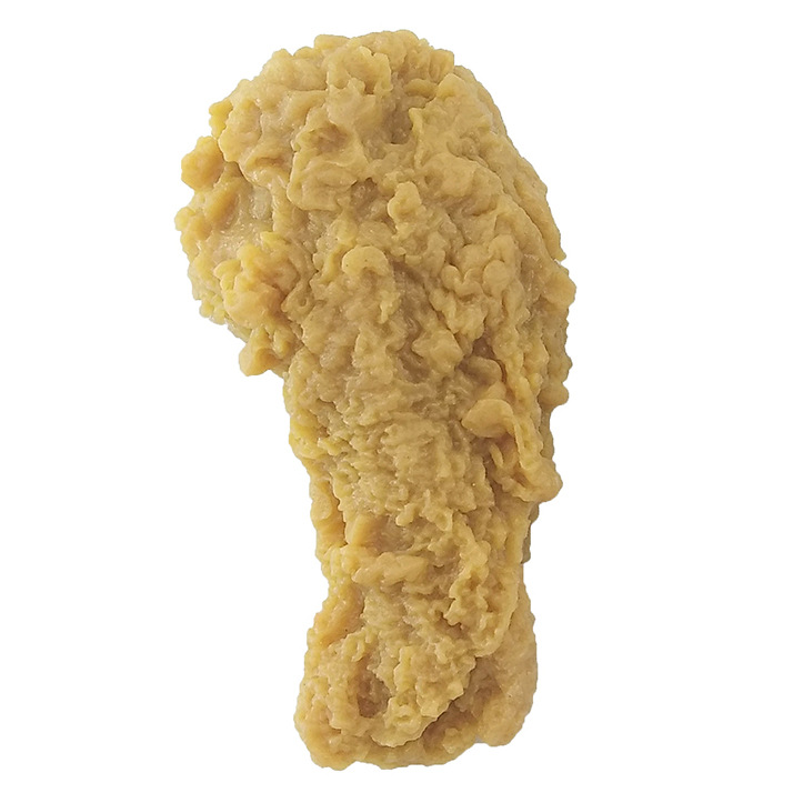 PVC simulación de pollo pierna alas de pollo modelo colgante divertido pollo ARROZ FLOR papas fritas comida y juego llavero adornos simulación pierna de pollo