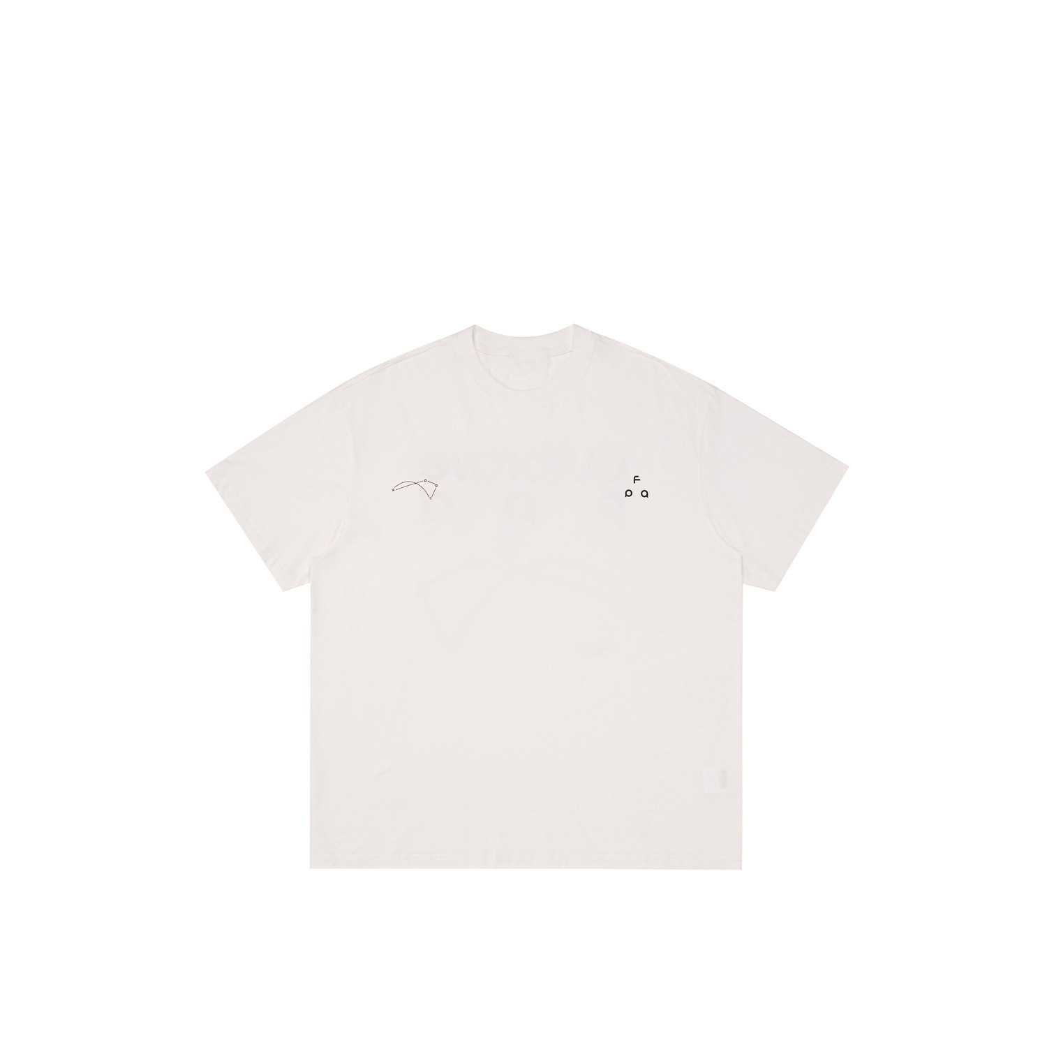 EBA Sports Cool Pure Cotton Short-sleeved National Fashion Loose Couples High Design Summer White Half-sleeved T-shirt