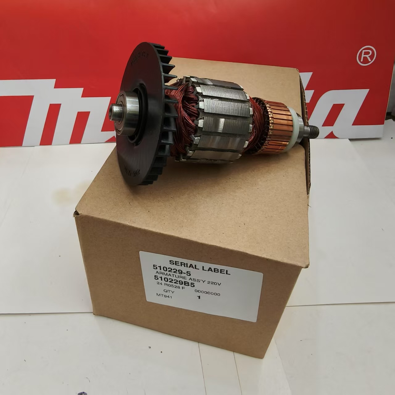 牧田MAKITA带式砂光机M9400/MT941抛光磨光机原装正品配件转子