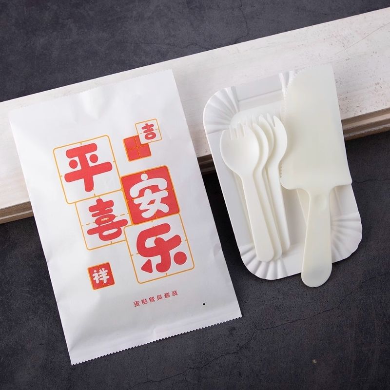 Cake High-grade Tableware Disposable suit Birthday Cake Dinner Plate Knife and Fork Paper Plate Candle Plate Four-in-One Combination Cake High-grade Tableware Disposable suit Birthday Cake Dinner Plate Knife and Fork Paper Plate Candle Plate Four-in-One Combination