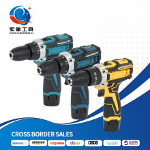 外貿12v雙速手電鑽家用多功能diy手槍鑽大功率沖擊鑽充電鋰電鑽