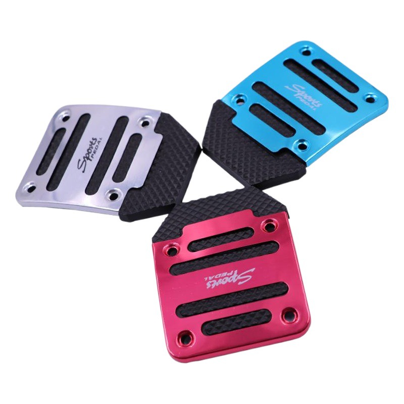 Modificación de Pedales de Coche, Freno, Acelerador, Embrague, Almohadilla Antideslizante de Aleación de Aluminio, Modificación Ligera de Acero Inoxidable