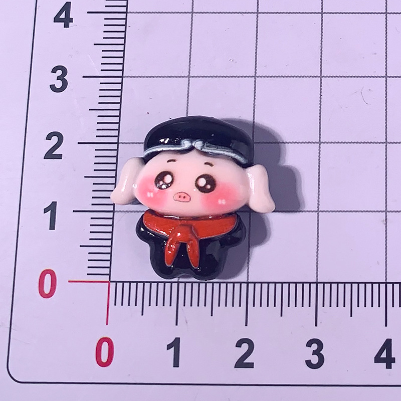 Nuevos dibujos animados viaje al oeste Gokong diy accesorios de resina crema pegamento para el cabello adornamiento para el cabello colgante botón de zapatos material hecho a mano