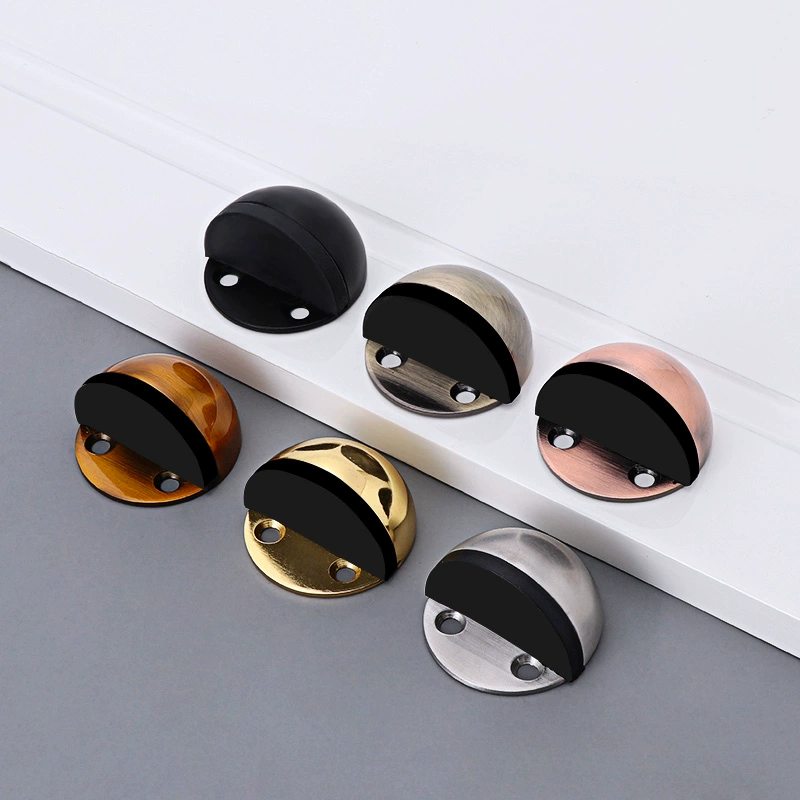 Силиконовый дверной стопор, защита от столкновений, без сверления, новая модель для стеклянных дверей, дверной буфер, дверной стопор, сильная магнитная фиксация.