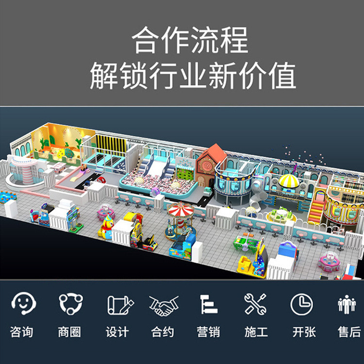小型淘气堡儿童乐园室内游乐场海洋球池设施幼儿园民宿售楼部|undefined
