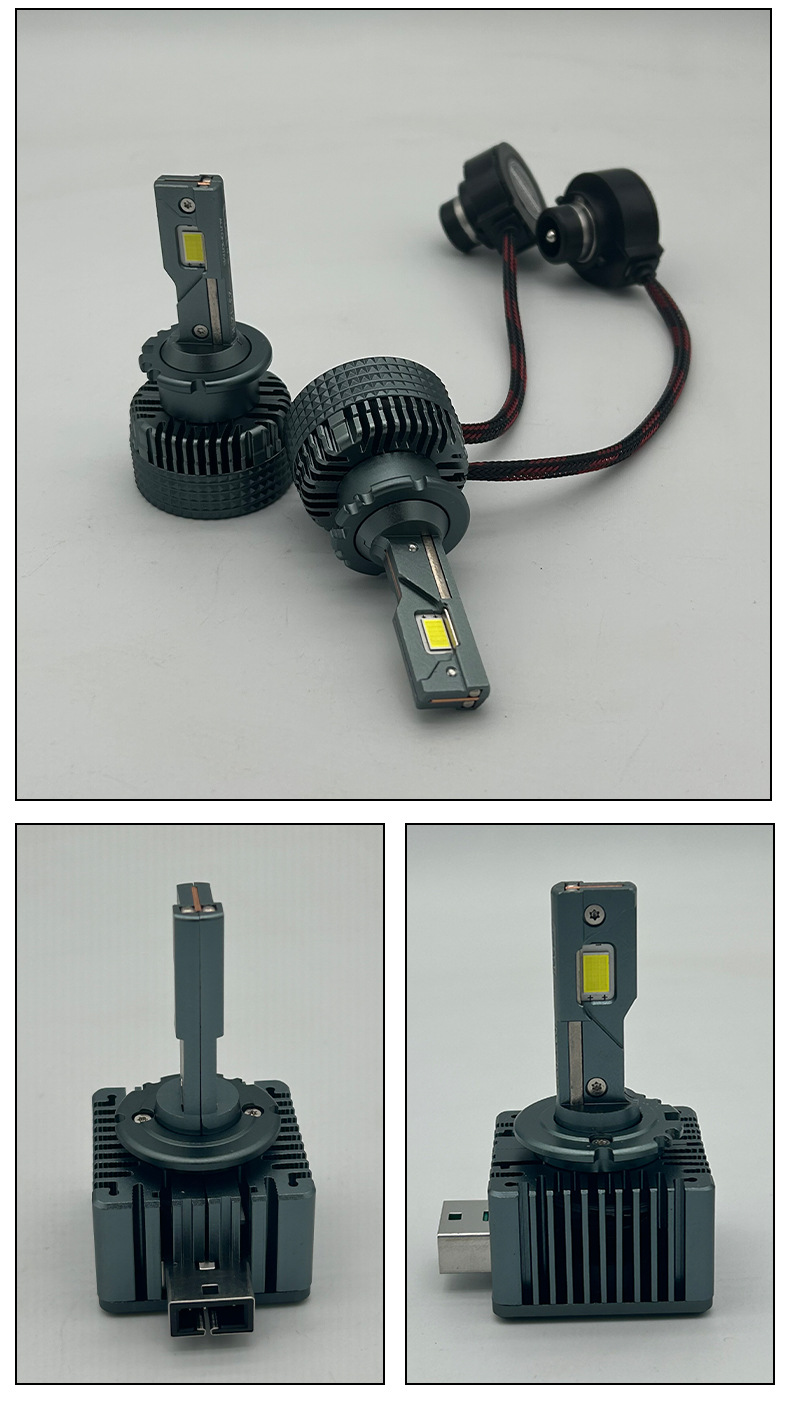 Car Led Headlights D Series D1S\D2S\D3S\D4S\D5\D8 Double Copper Tube Heat-Conducting Headlights Super Bright