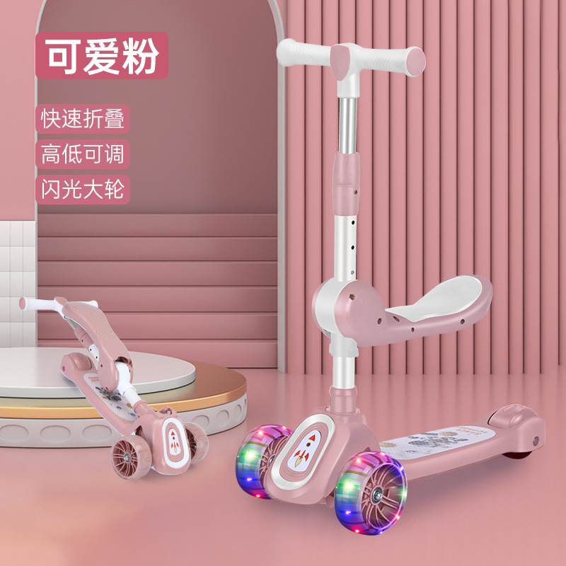 Children's lightweight scooter with music
