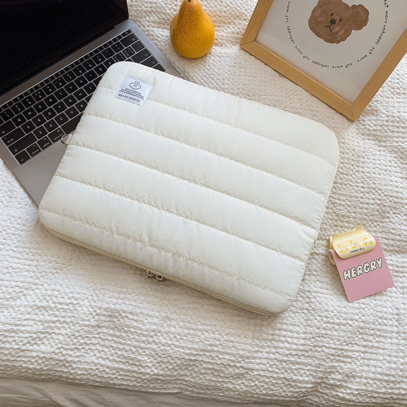 Super Soft and Fluffy Tablet Liner Bag Lenovo Xiaomi Huawei Matebook 14inch Apple Computer Notebook Bag for Women